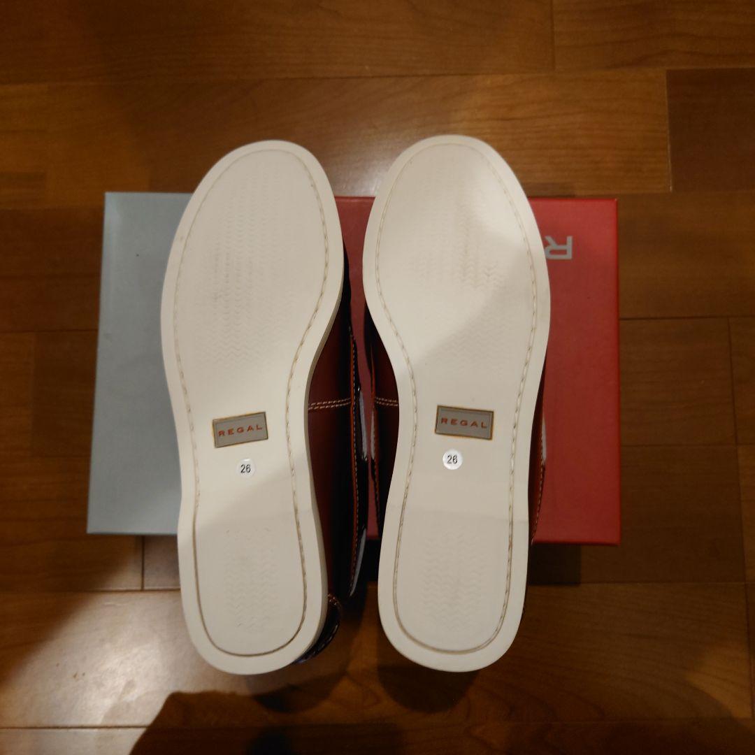 REGAL リーガル　メンズ　ワイン デッキシューズ　26cm