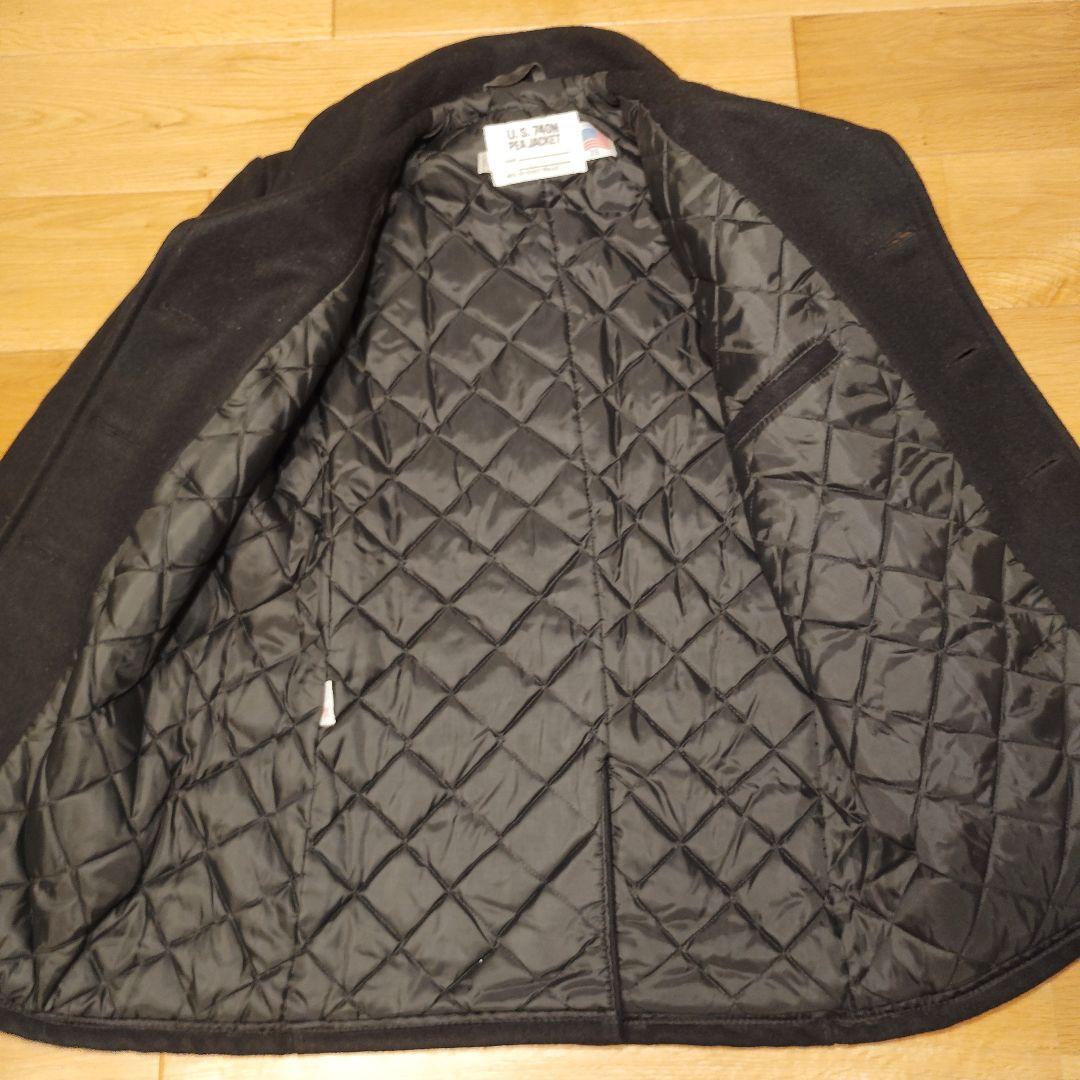 【美品】SCHOTT ショット Pコート ジャケット ブラック サイズ36