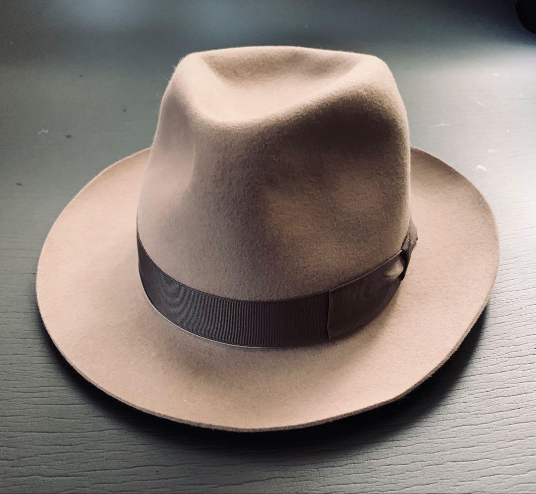 名門Borsalino クラシカルな名型　極上のラザートモデル　¥7万程