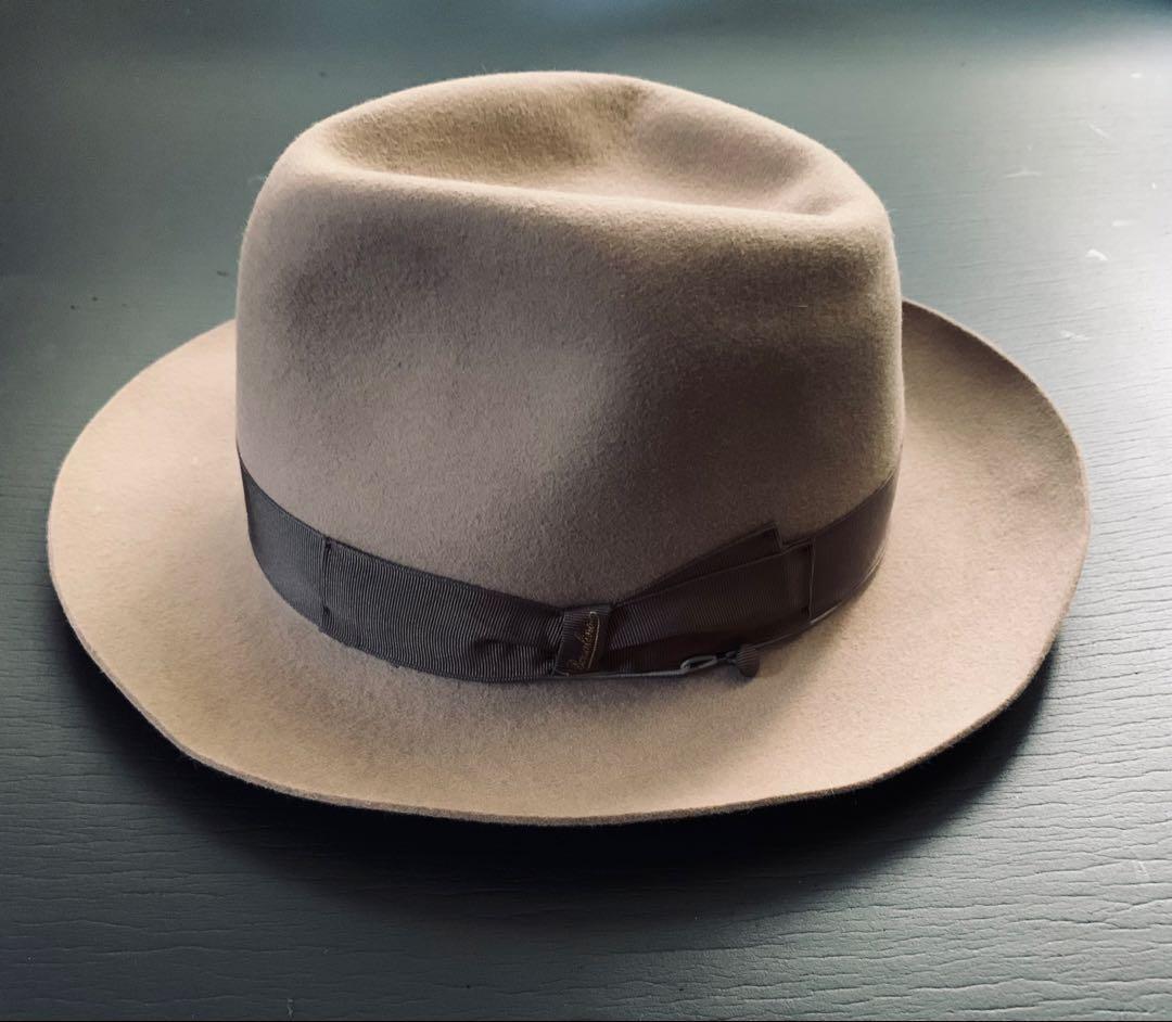 名門Borsalino クラシカルな名型　極上のラザートモデル　¥7万程