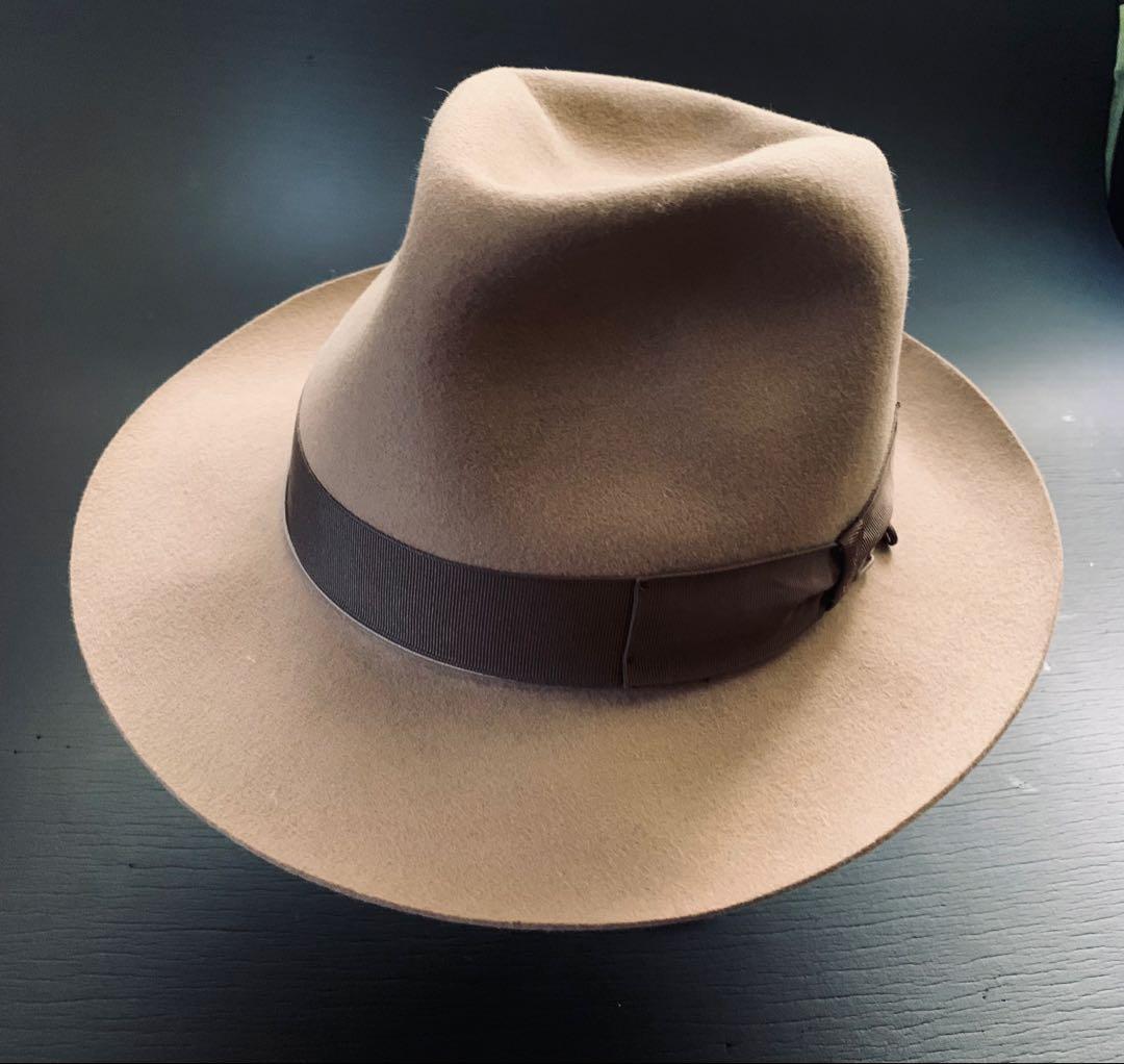 名門Borsalino クラシカルな名型　極上のラザートモデル　¥7万程