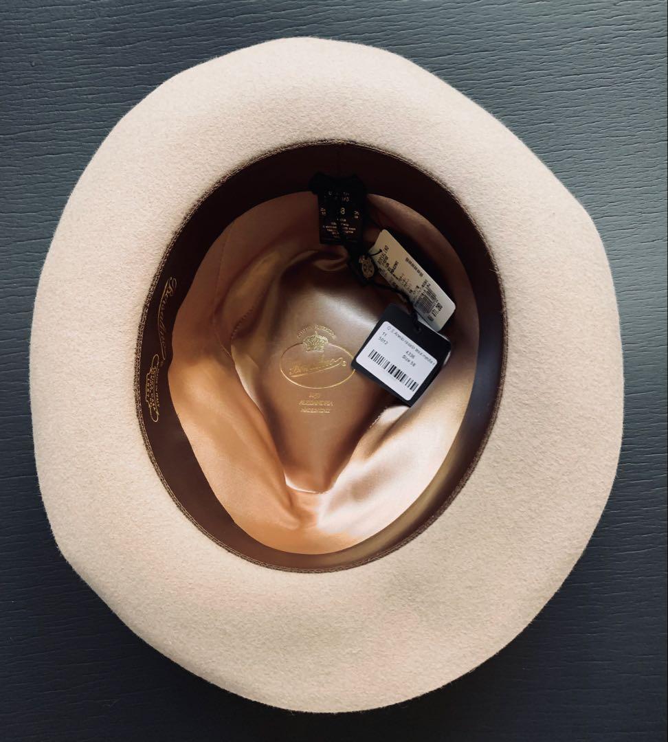 名門Borsalino クラシカルな名型　極上のラザートモデル　¥7万程