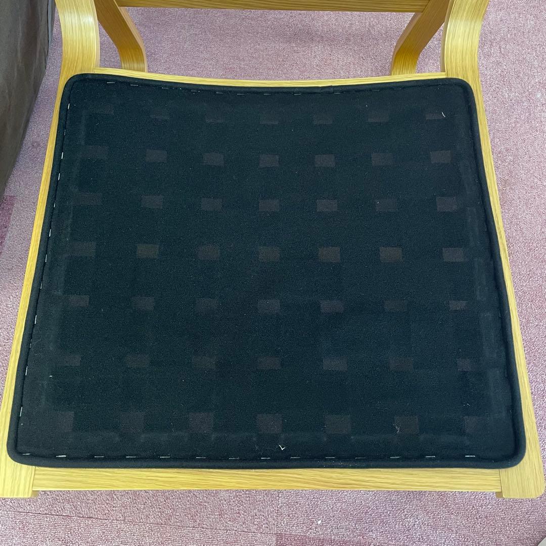 【女性オーナー】無印良品 ソファチェア・オーク材 カバー付き