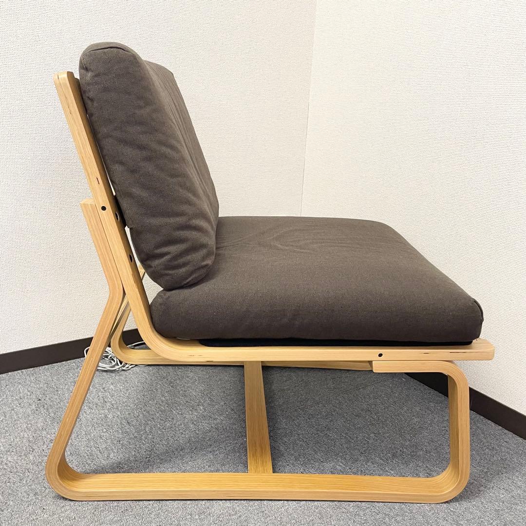 【女性オーナー】無印良品 ソファチェア・オーク材 カバー付き