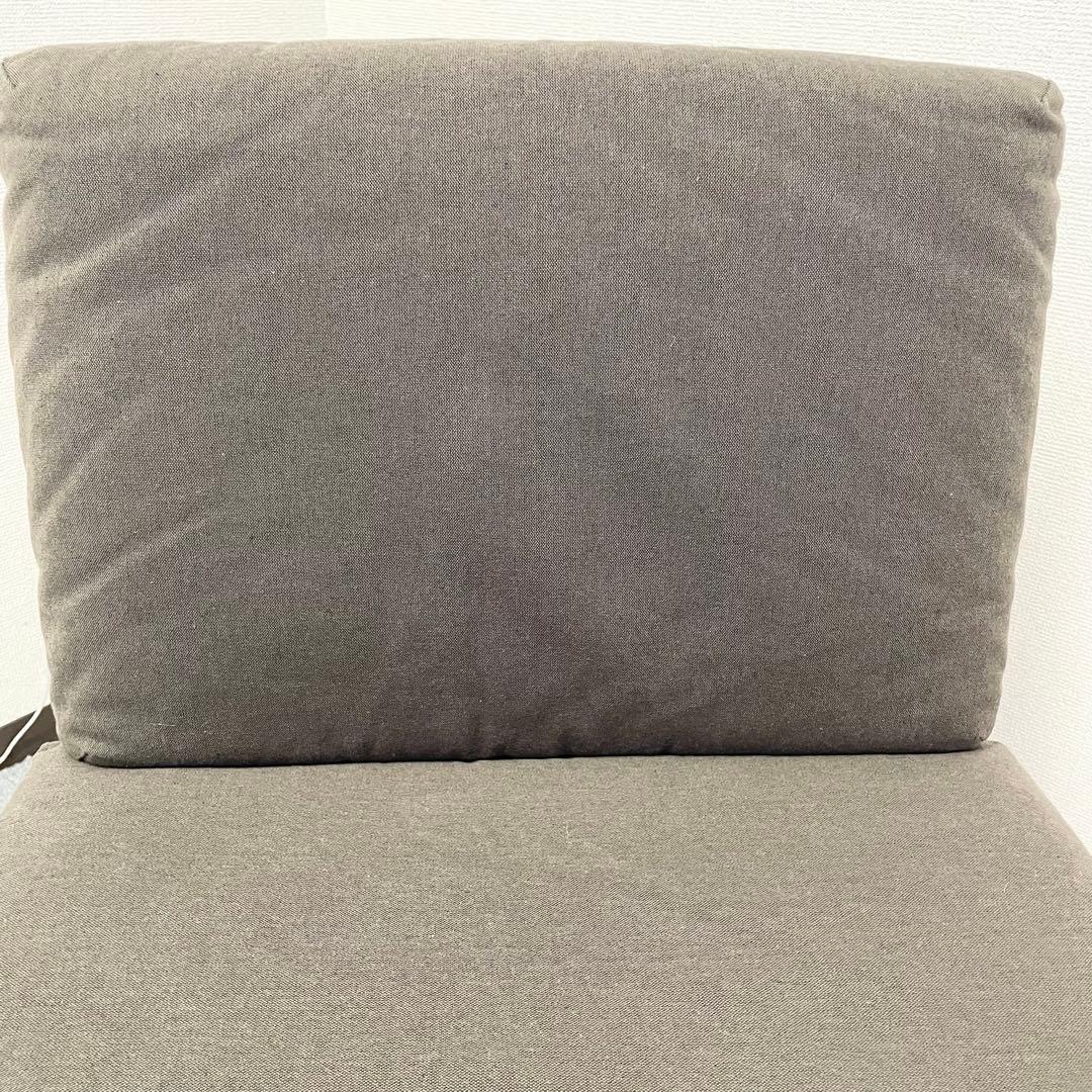 【女性オーナー】無印良品 ソファチェア・オーク材 カバー付き