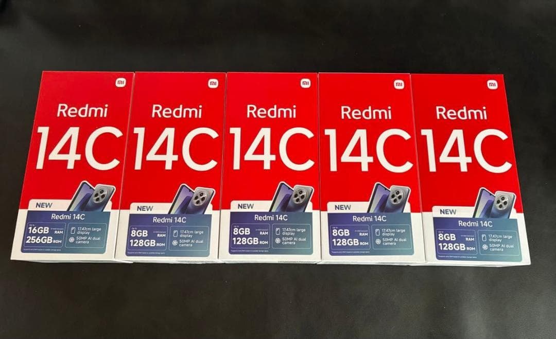 国内版/新品開封 Xiaomi Redmi 14C 128GB+256GB 5台