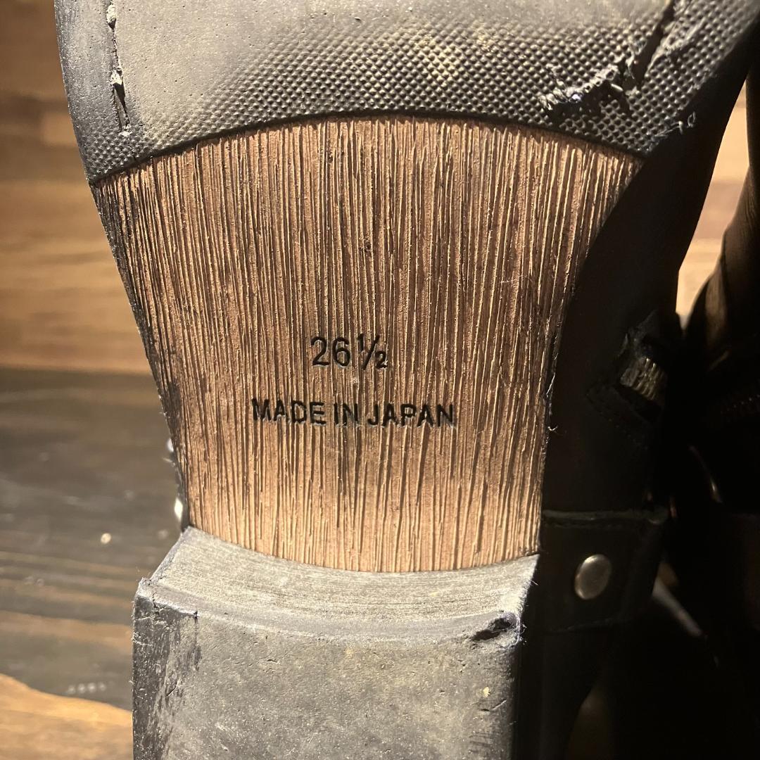 whoop-de-doo　ヒールブーツ　リングベルト/本革/厚底　26.5cm