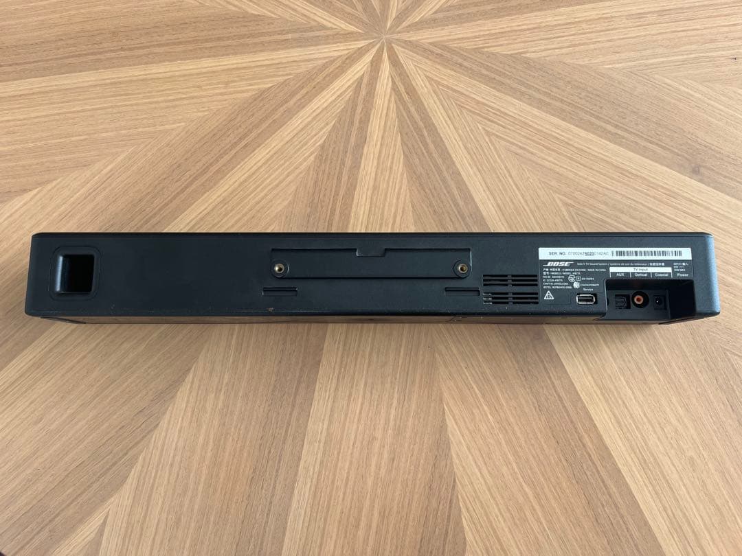 Bose Solo 5 サウンドバー（電源アダプターケーブルと非正規リモコン付）