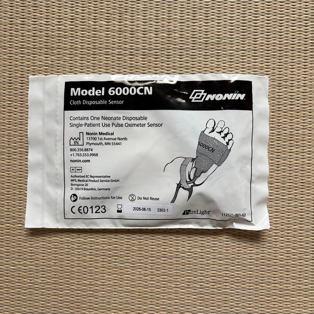 ディスポーザブルセンサ　新生児用　6000CN
