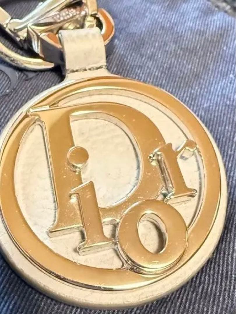 ディオール D-Touch キーホルダー　キーリング　シルバー