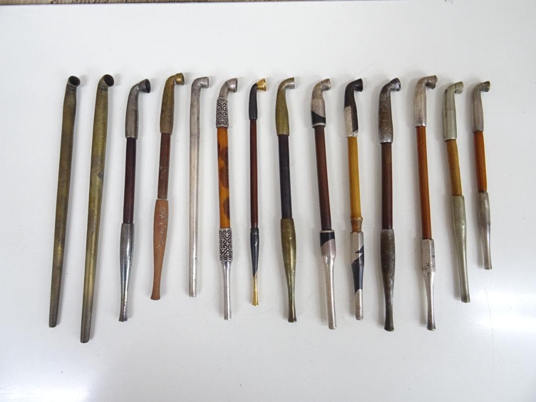 東*堂様 鹿011 キセル 煙管 14点 まとめ売り アンティーク