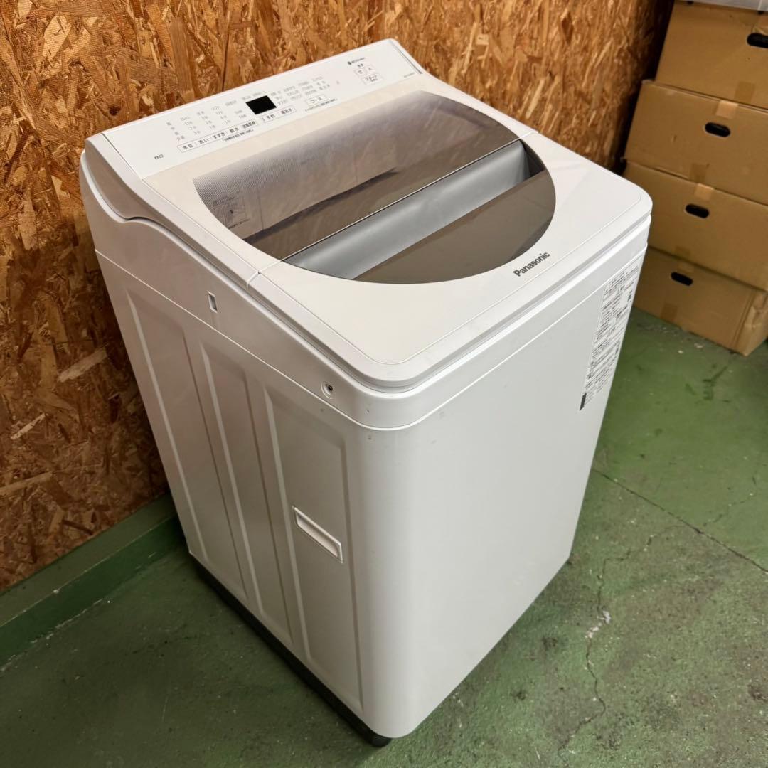 338 送料設置無料　パナソニック　人気モデル　洗濯機　8㌔　冷蔵庫