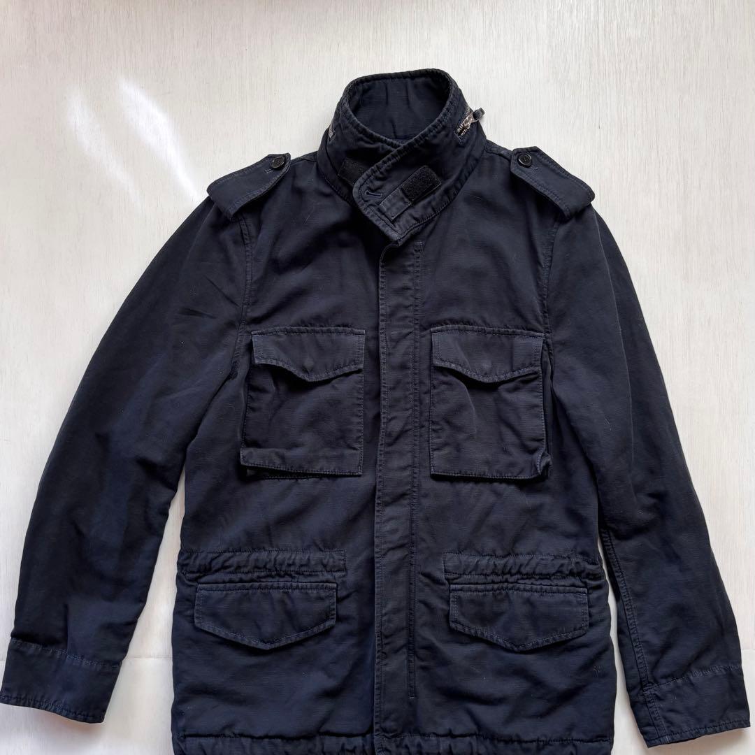 ASPESI アスペジ M65ミリタリージャケット 紺色　ブルゾン コットン