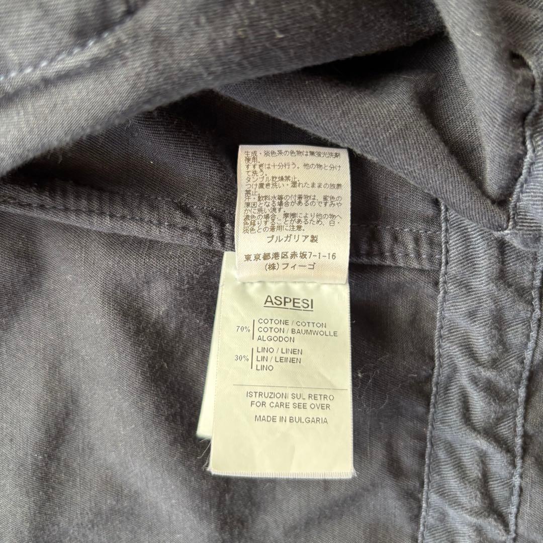 ASPESI アスペジ M65ミリタリージャケット 紺色　ブルゾン コットン