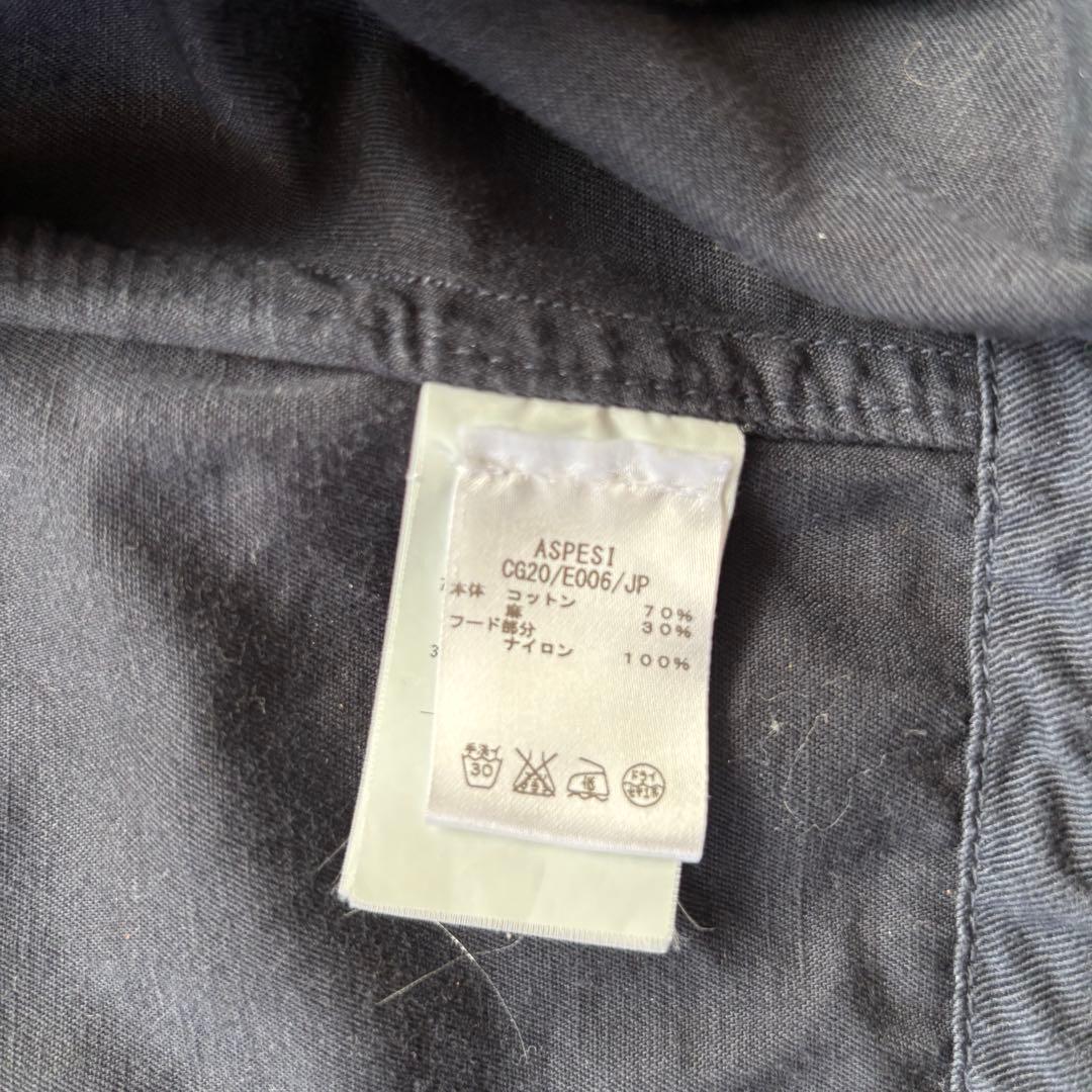 ASPESI アスペジ M65ミリタリージャケット 紺色　ブルゾン コットン