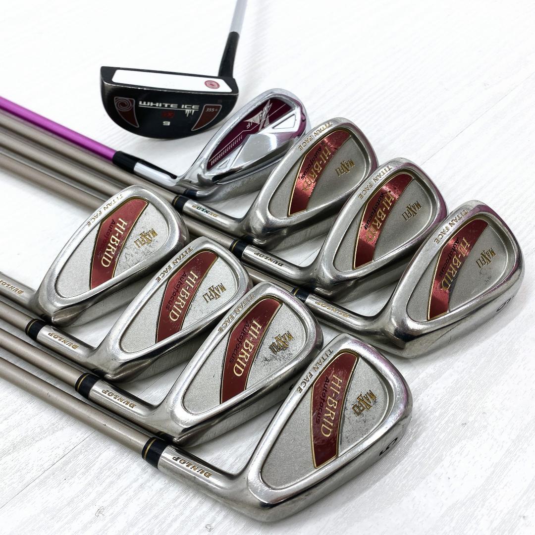 【バッグ無】XXIO ゼクシオ ダンロップ レディース ゴルフ クラブ セット