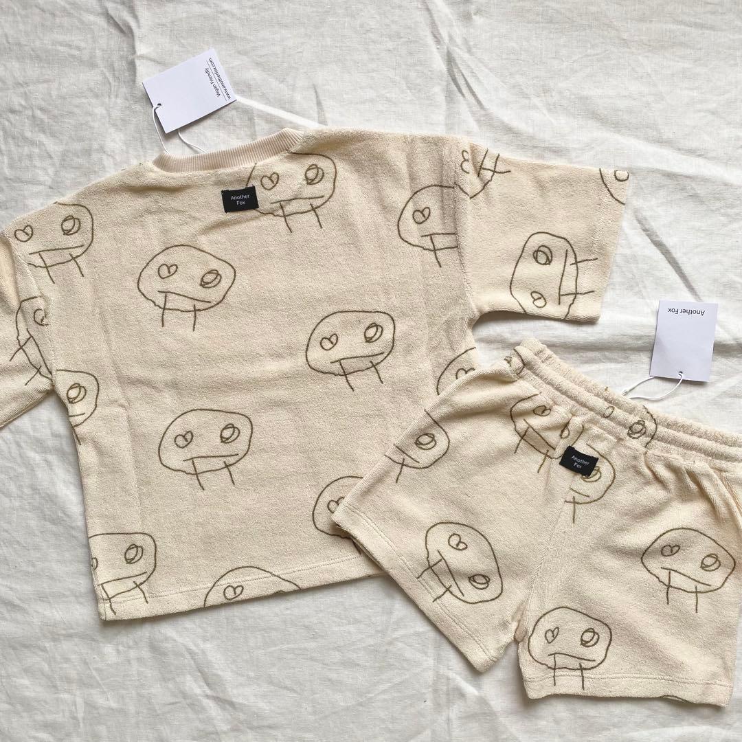Another fox パイル地 3-4Y セットアップ
