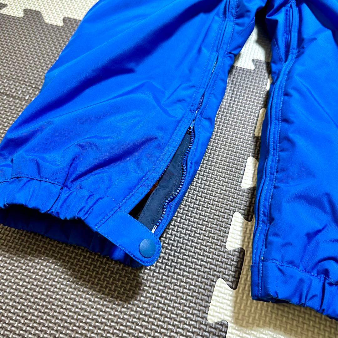 美品【mont-bell】キッズスノーウエア　ブルー系100