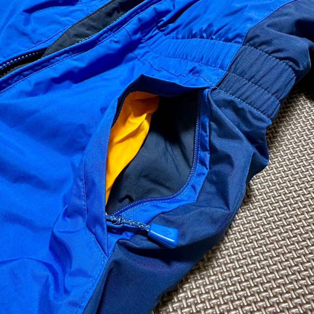 美品【mont-bell】キッズスノーウエア　ブルー系100