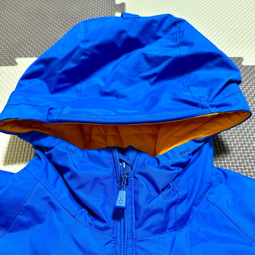 美品【mont-bell】キッズスノーウエア　ブルー系100