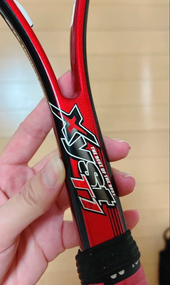 ミズノxyst T1 軟式テニスラケット レッド