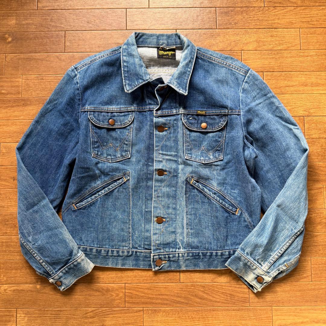 サイズ44◎ 80s WRANGLER ラングラー 126mj デニムジャケット