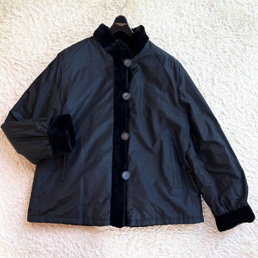 【極美品✨️シェアードミンク】 リバーシブル 本毛皮 高級 ファー 京都肩傘協組