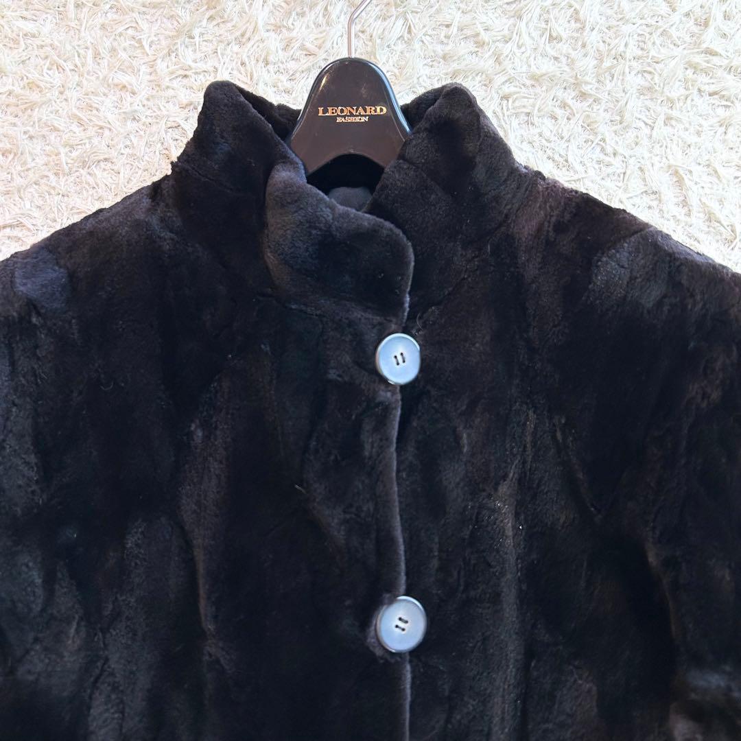 【極美品✨️シェアードミンク】 リバーシブル 本毛皮 高級 ファー 京都肩傘協組