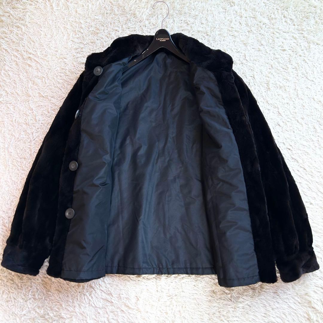 【極美品✨️シェアードミンク】 リバーシブル 本毛皮 高級 ファー 京都肩傘協組