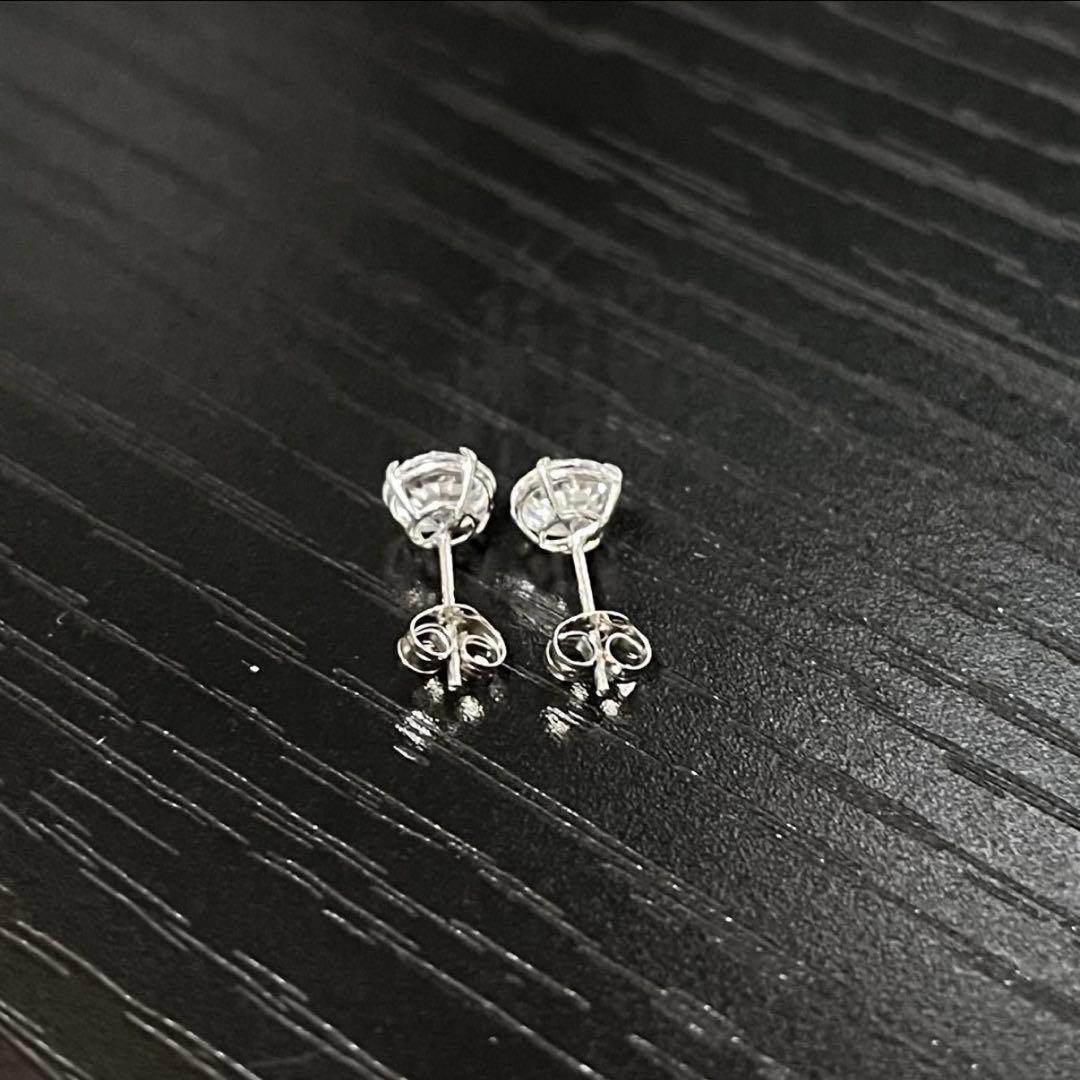 AVALANCHE アバランチ 14Kホワイトゴールド スタッズ ピアス 5mm