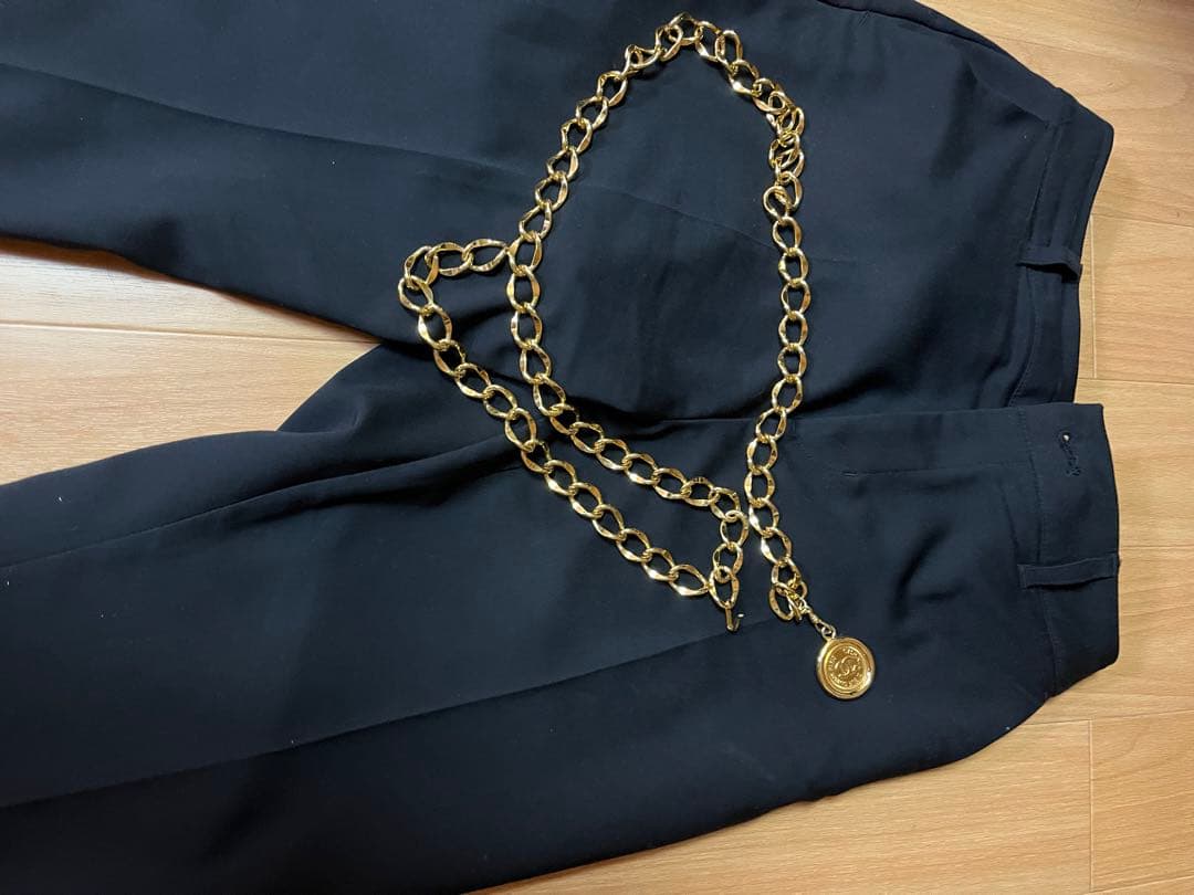 【美品】シャネルCHANEL【チェーンベルト】ココマーク メダル 31