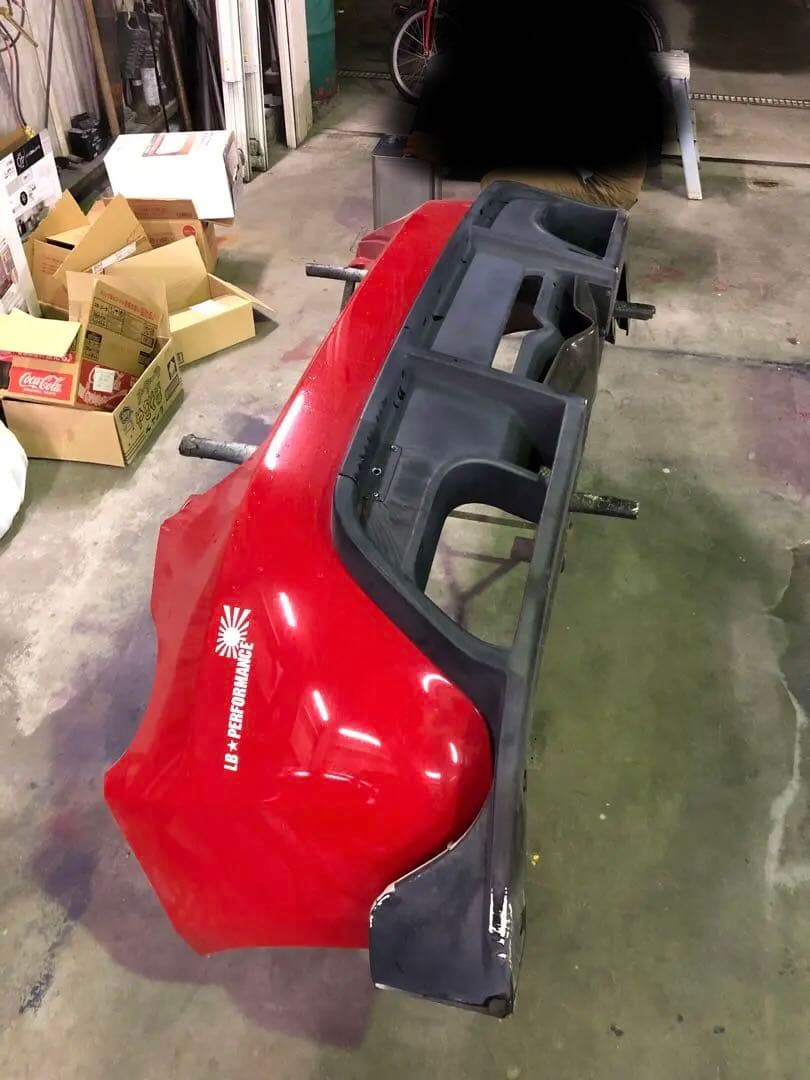 さ*)様 TOYOTA ZN6 86 純正リアバンパー　HKSスポイラー