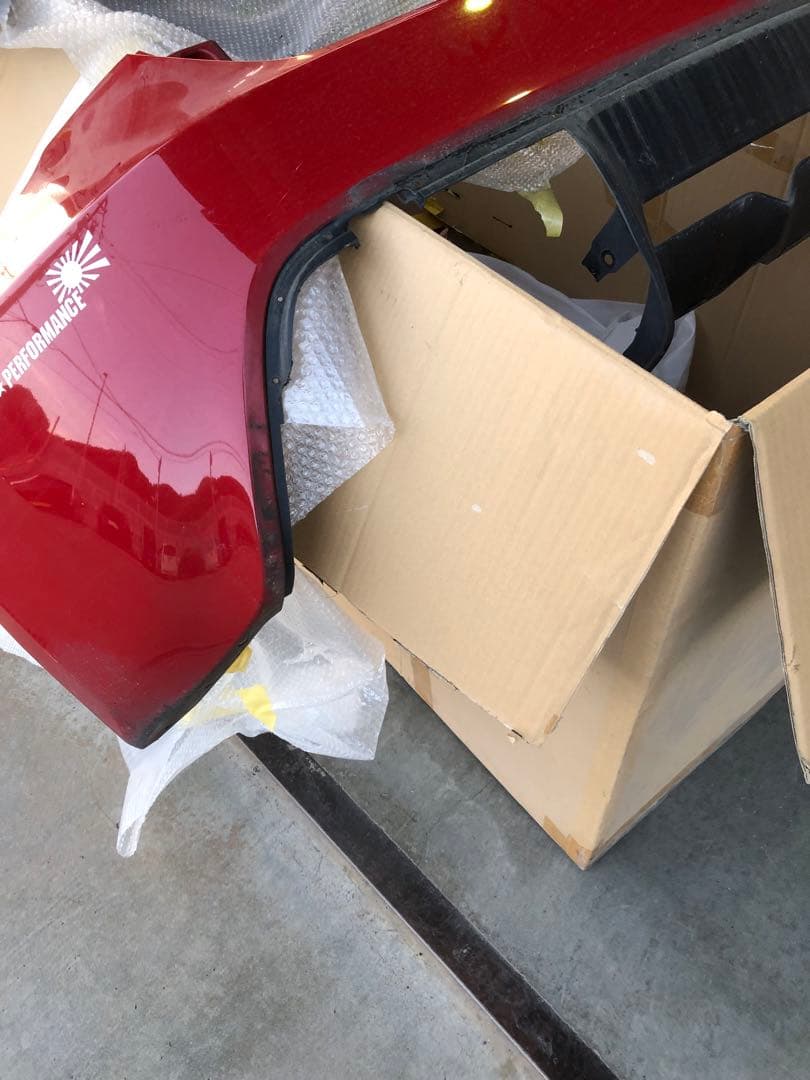 さ*)様 TOYOTA ZN6 86 純正リアバンパー　HKSスポイラー