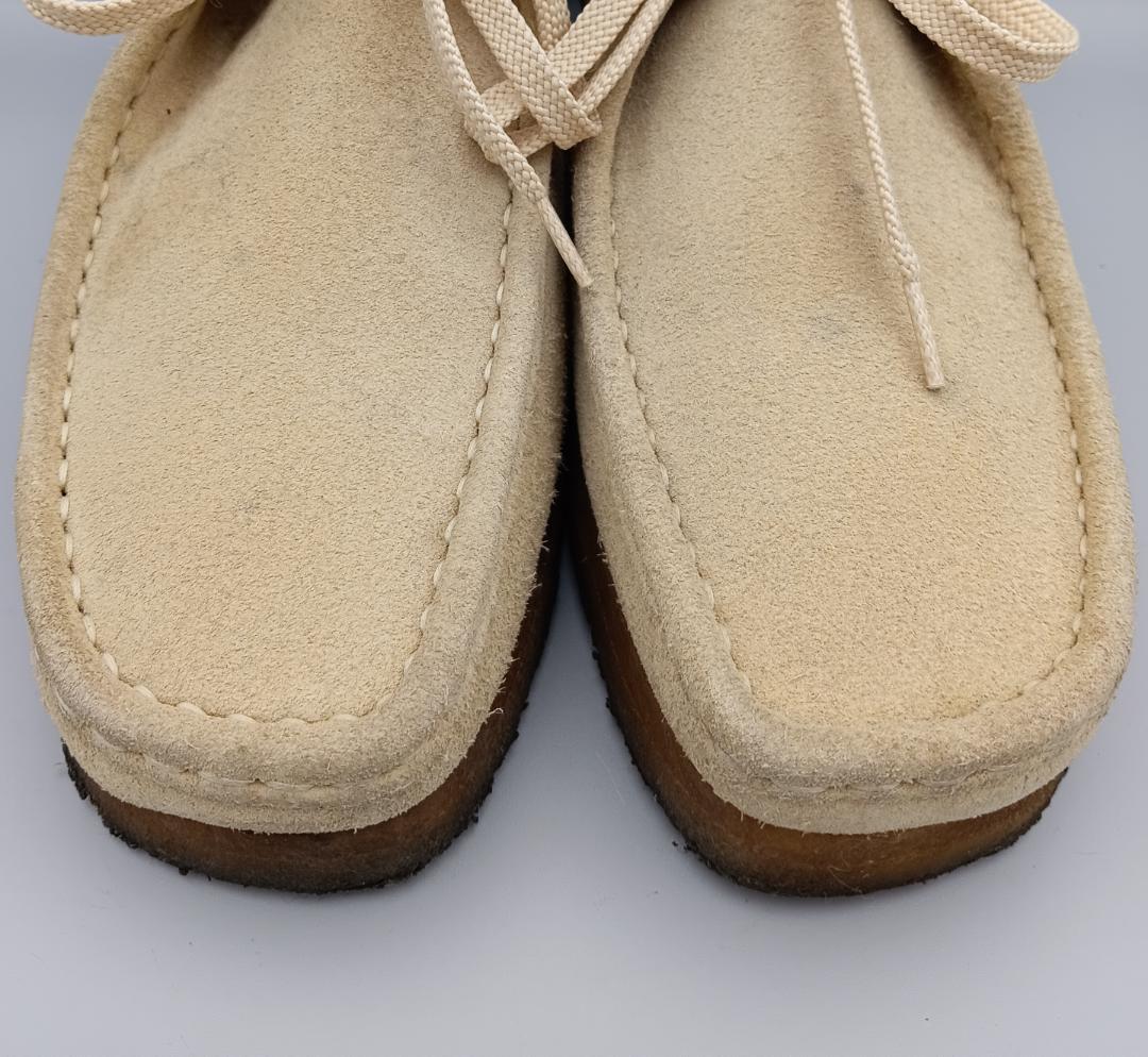 Clarks クラークス Wallabee ワラビー ブーツ ベージュ 25.0