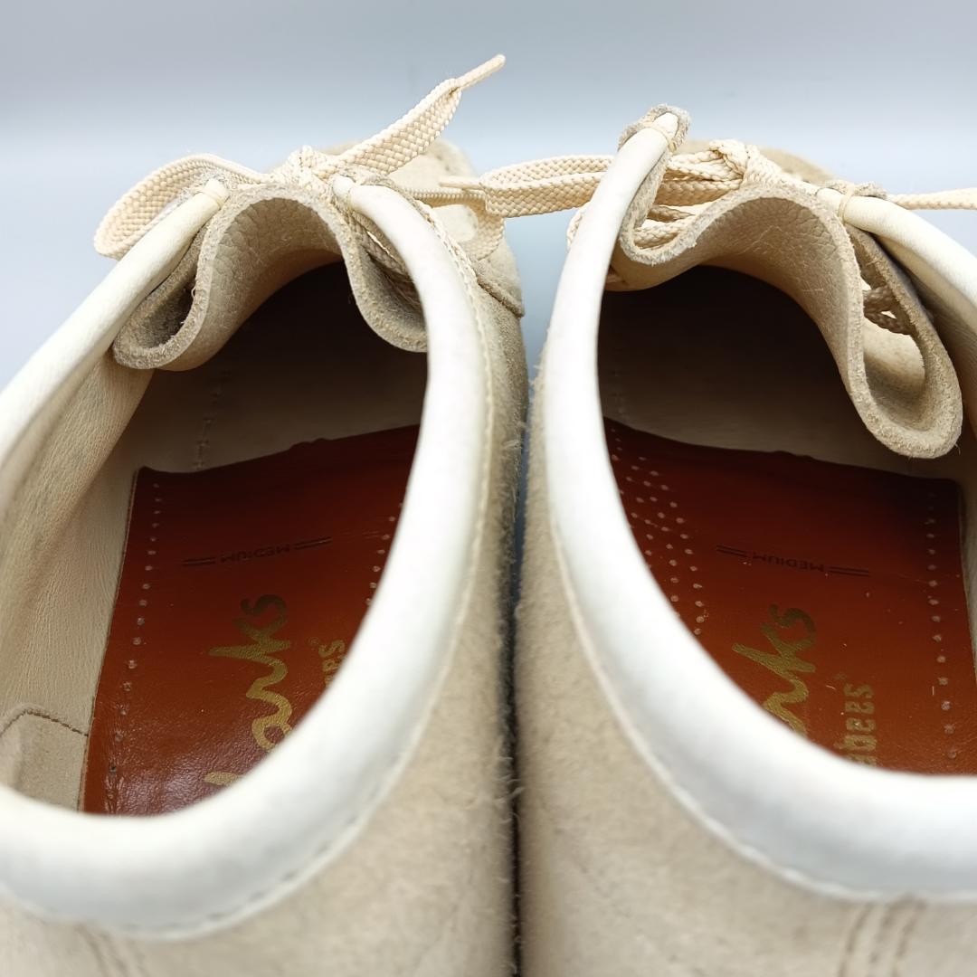 Clarks クラークス Wallabee ワラビー ブーツ ベージュ 25.0