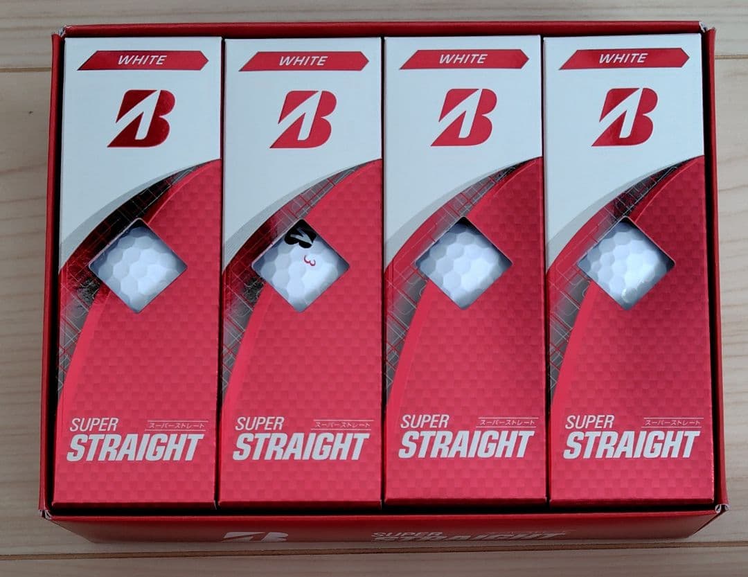 Y【新品ゴルフボール3ダース】SUPER STRAIGHT ホワイト