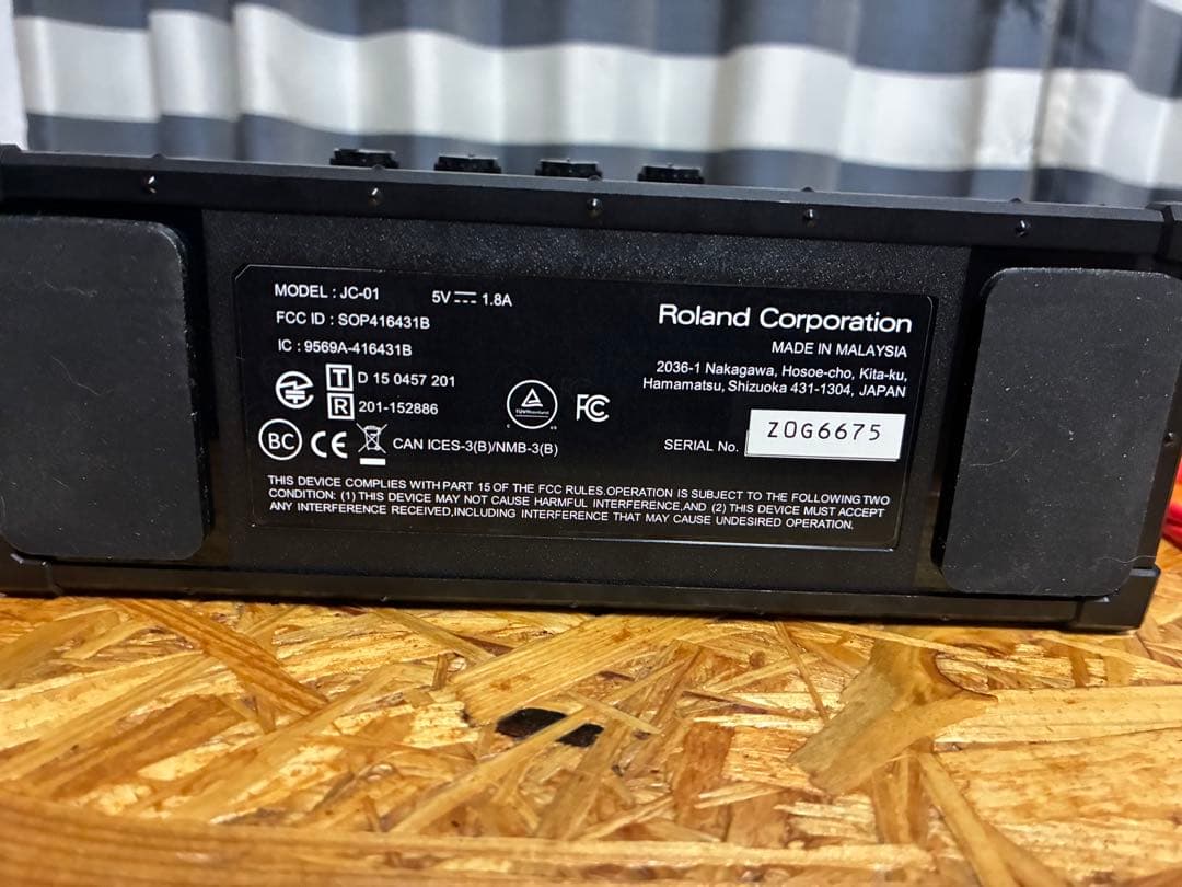 Roland JC-01 Bluetoothスピーカー ローランド