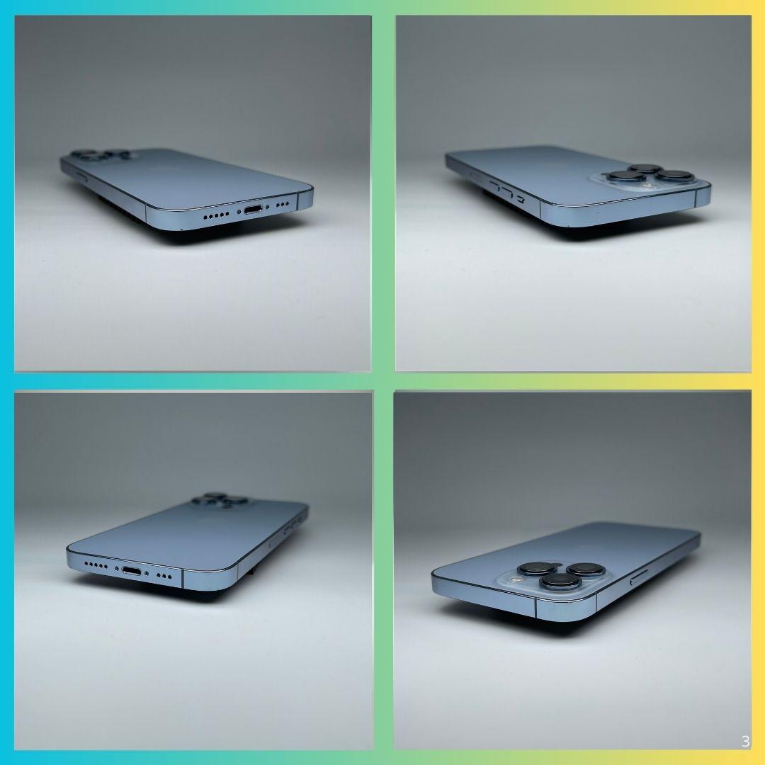 【実用品】iPhone13 PRO 256GB シエラブルー バッテリー100％