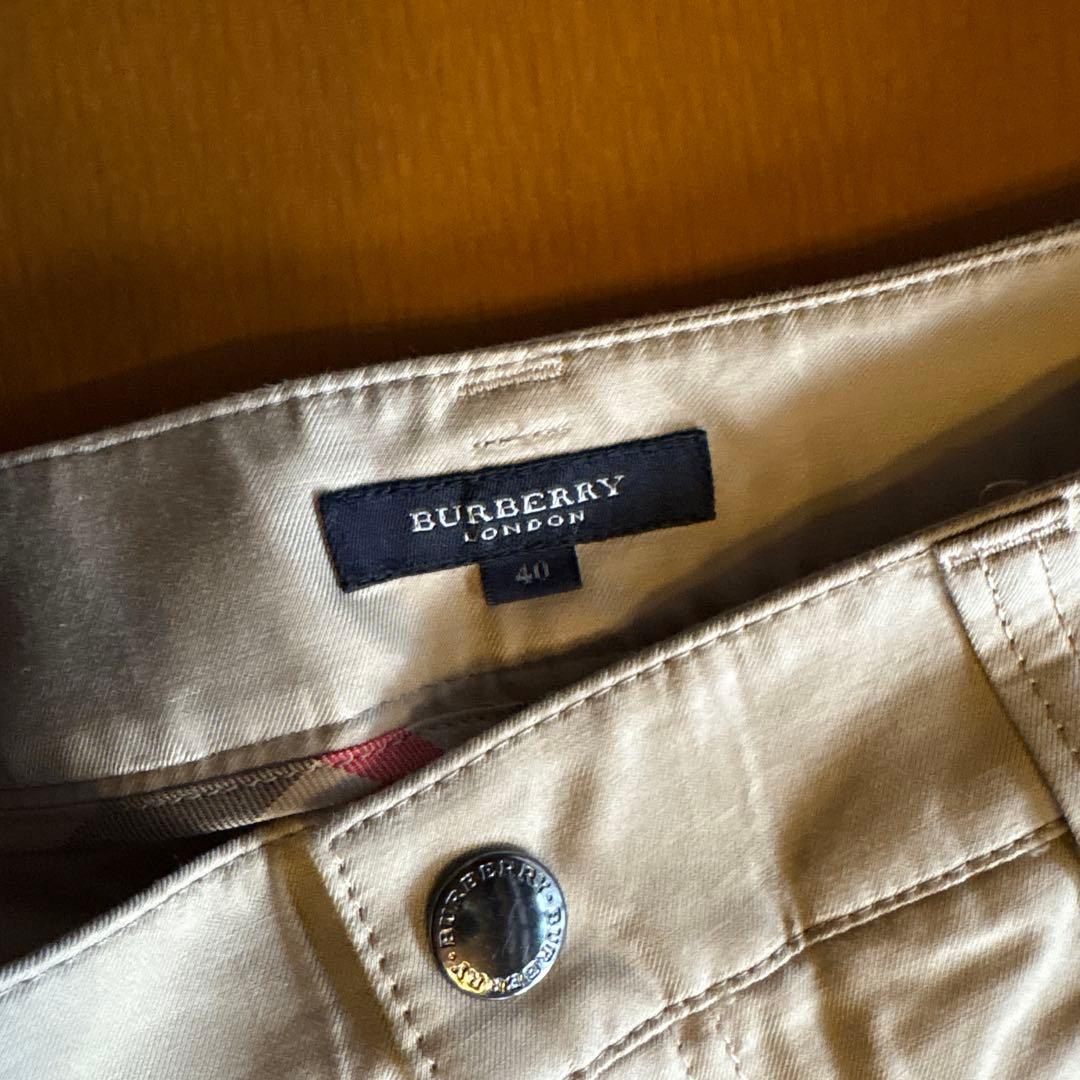 な*ず様 BURBERRYLONDON　フレアカーゴパンツ　三陽商会　40