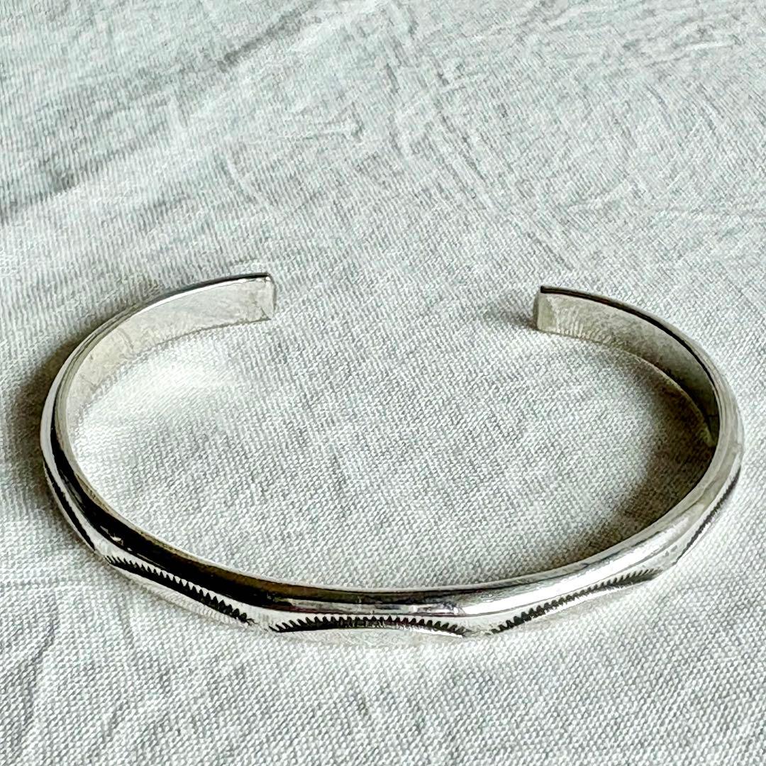 1970s ナバホ バングル ブレスレット トライバル　sterling