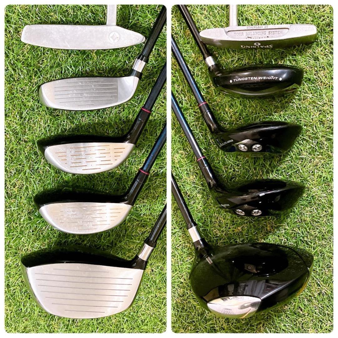 豪華12本 AXEL アクセル メンズゴルフセット 初心者 コースデビュー 右