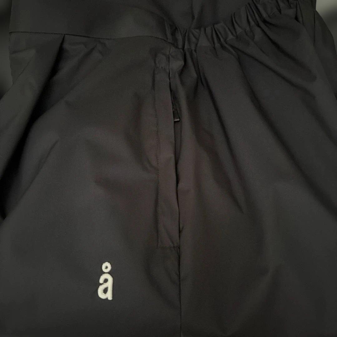 ナゴンスタンス 撥水 タックテーパードパンツ M ブラック