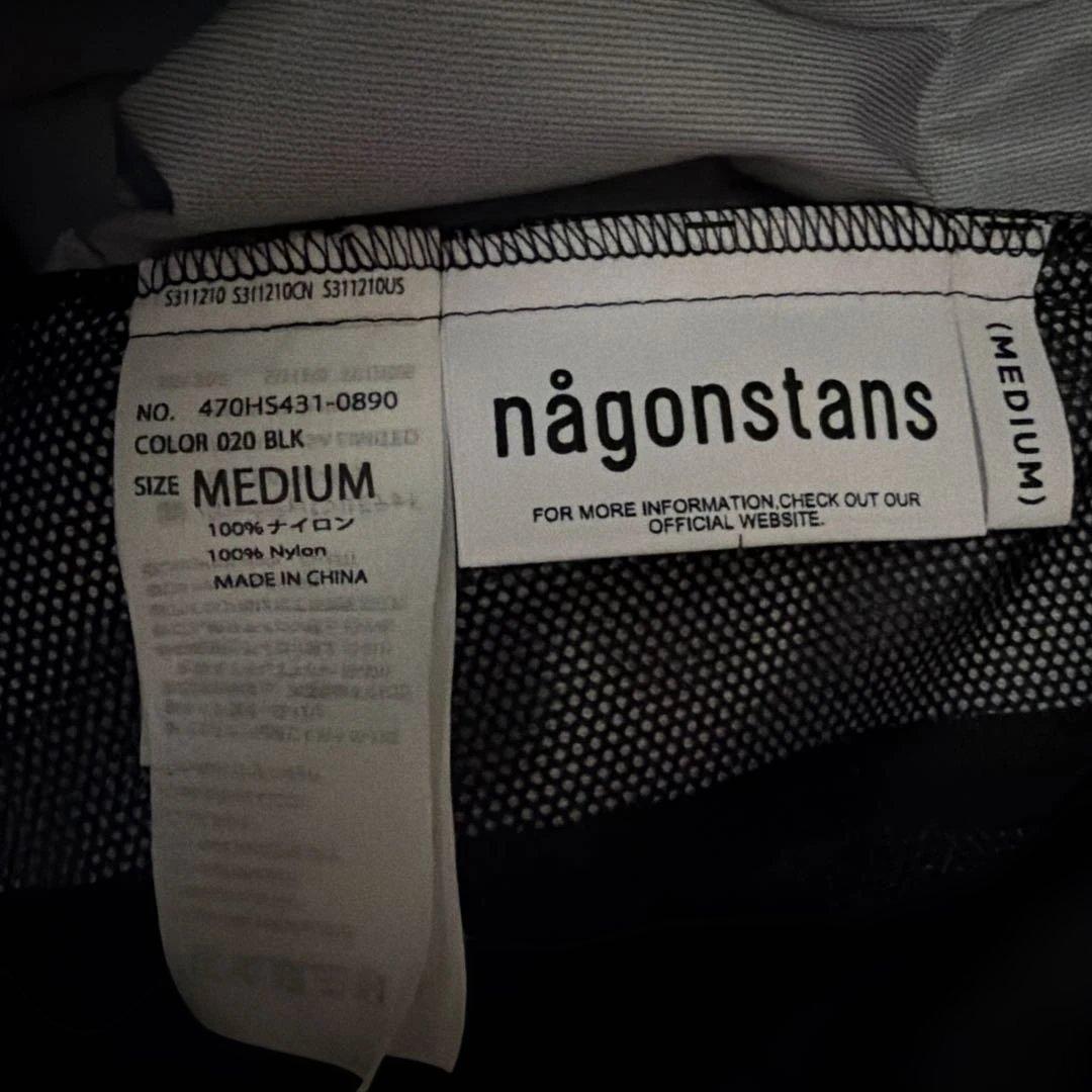 ナゴンスタンス 撥水 タックテーパードパンツ M ブラック