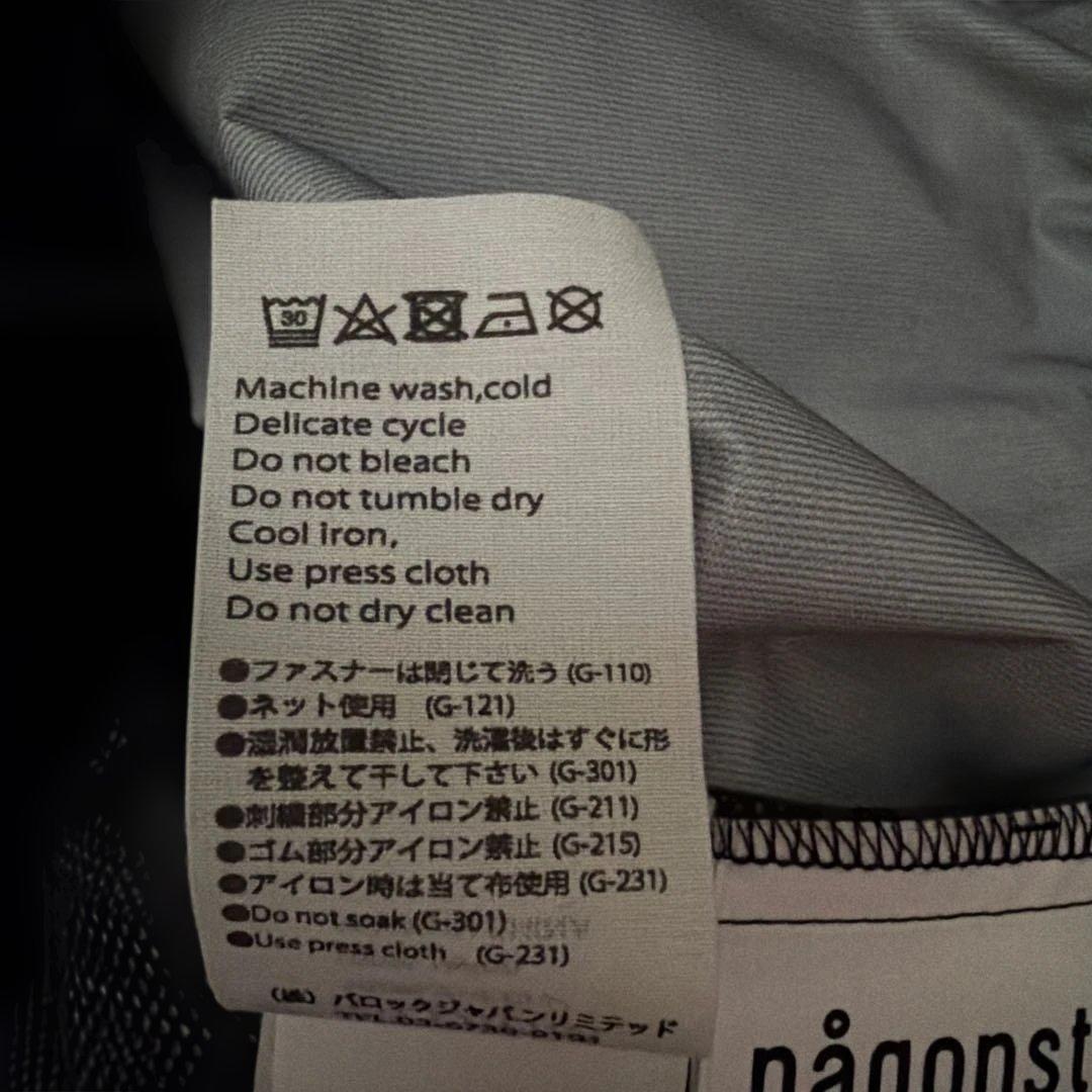 ナゴンスタンス 撥水 タックテーパードパンツ M ブラック