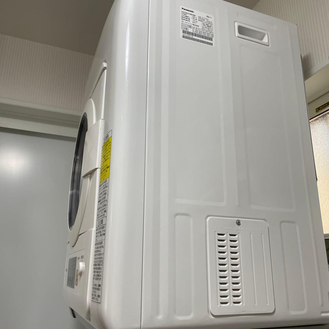 【2022年製】Panasonic NH-D503-Ｗ 電気衣類乾燥機5.0㎏