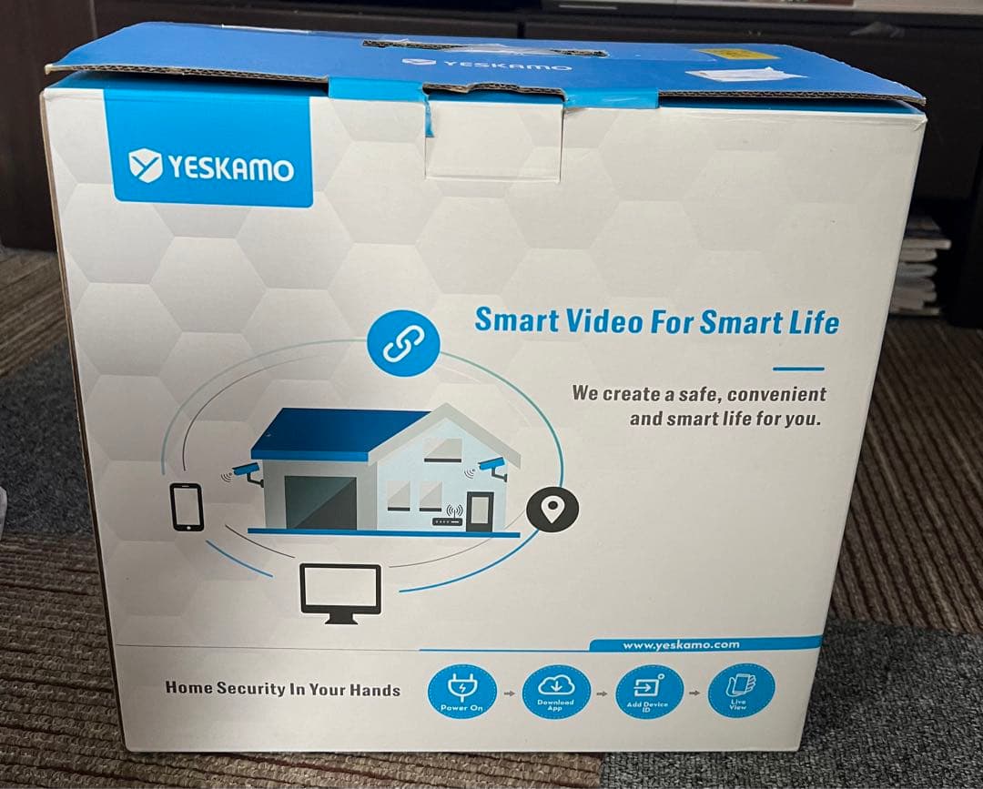 防犯カメラ4台★YESKAMO 多機能