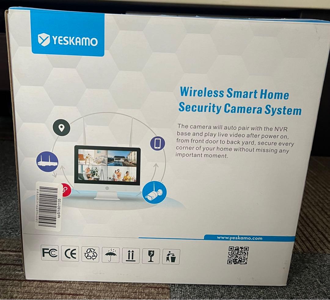 防犯カメラ4台★YESKAMO 多機能