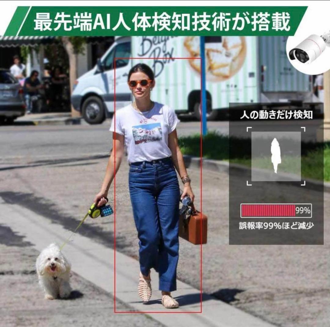 防犯カメラ4台★YESKAMO 多機能