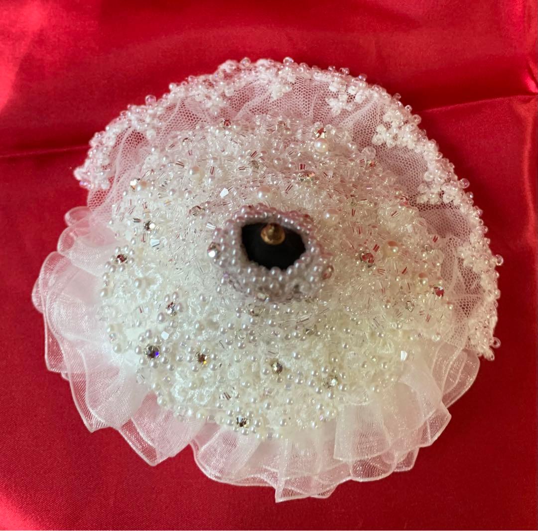 ミニチュア　ウェディングドレス　キラキラ　可愛い　インテリア