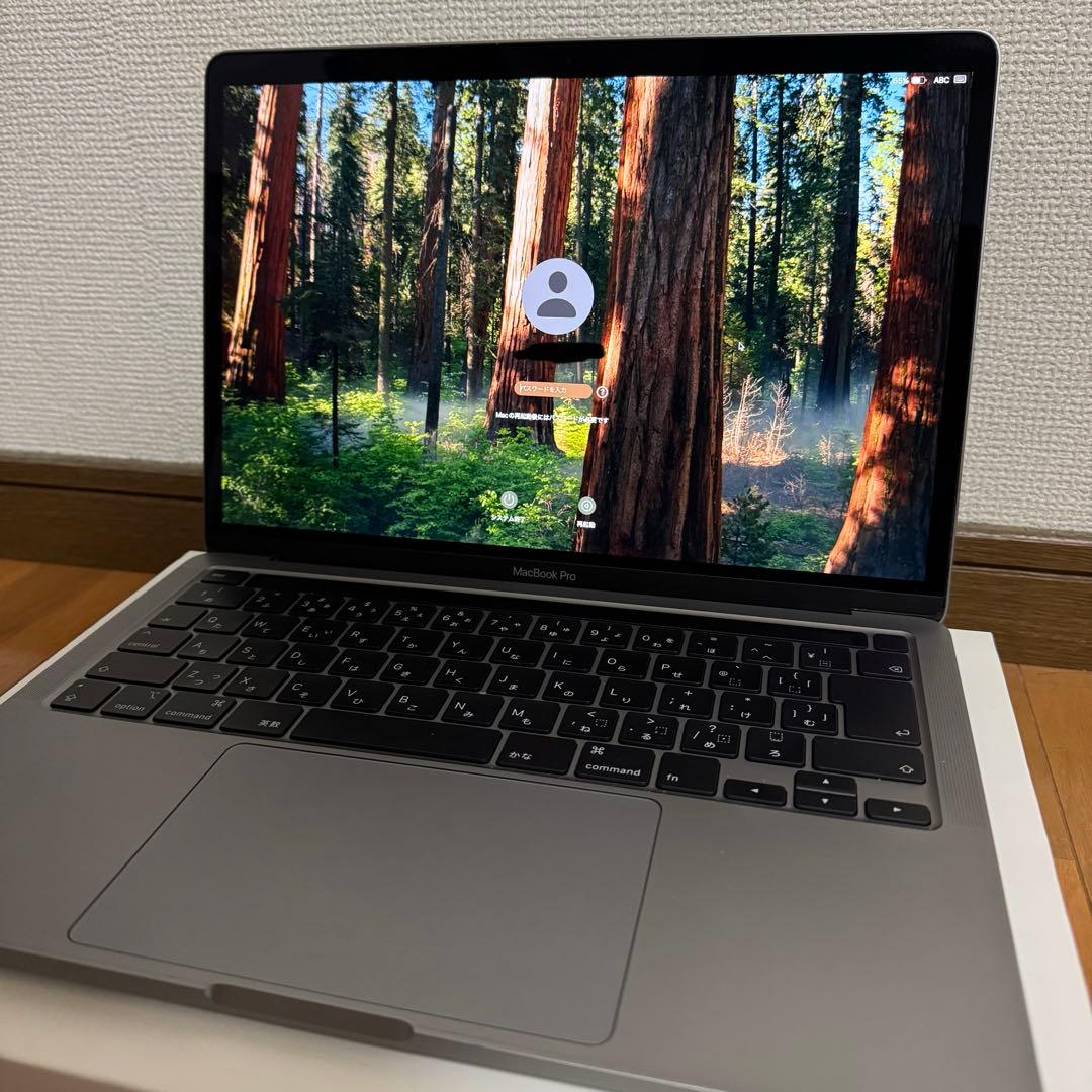 【美品】MacBook Pro 13_2020 i7/32GB/512GB_SV